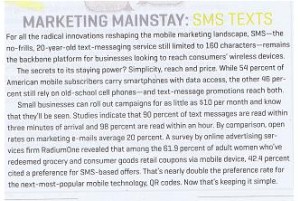 Marketing Mainstay SMS texts